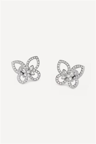 Orecchini Guess Donna Lily in Acciaio Cristallo JUBE05 114JW - JUBE05 114JW